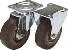 Kolieska a valčeky – Otočné a pevné pojazdové kolieska z oceľového plechu ťažké prevedenie