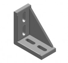 Úhelníky a Klouby pro hliníkové konstrukční profily – Úhelník 40×80×80 do drážky 8