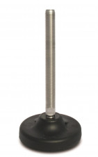 Nožky - šroub z oceli – Stavitelné nohy Ø 103, 30° výkyvný šroub, nerez