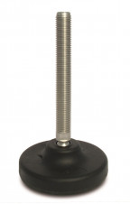 Nožky - šroub z oceli – Stavitelné nohy Ø 123, 30° výkyvný šroub, nerez