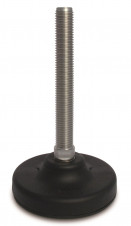 Nožky - šroub z oceli – Stavitelné nohy Ø 123, pevný šroub, nerez