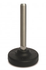 Nožky - šroub z oceli – Stavitelné nohy Ø 123, pevný šroub, nerez