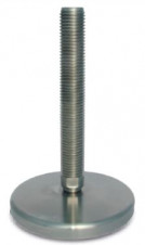 Základňa z nehrdzavejúcej ocele – Nerezové nastaviteľné nohy Ø 159, 10° výkyvná skrutka, vysoké zaťaženie