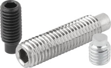 Šrouby – Závitové kolíky s vnitřním šestihranem a čepem ČSN EN ISO 4028