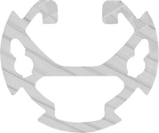 Profilové spojky – Profilové trubky z hliníku Ø30, drážka 8 typ I
