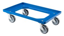 Vozíky – Modrý transportní vozík