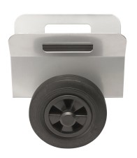 Vozíky – Manipulační vozík na převoz materiálu s pryžovými koly